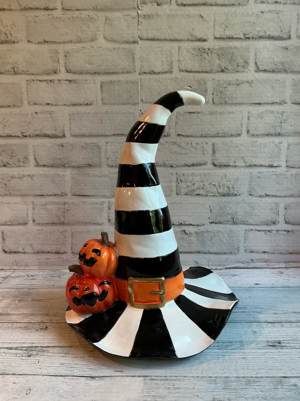 GHOULISH Witch Hat Halloween Decor